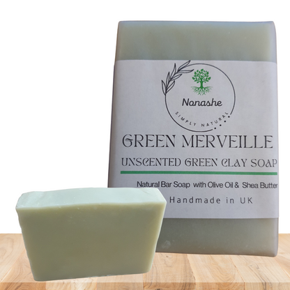 Green Merveille Unscented Green Clay Soap