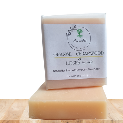 Orange-Cedarwood & Litsea Soap