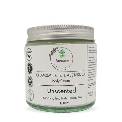 Chamomile & Calendula Unscented Body Cream
