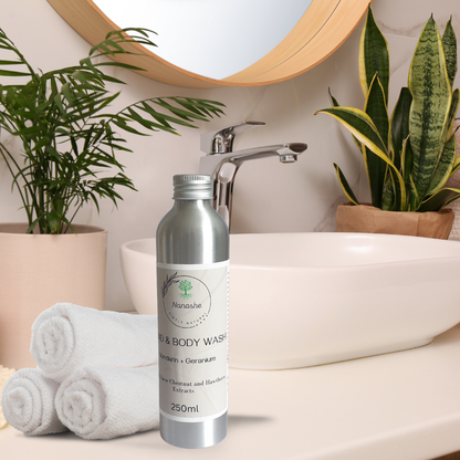 Mandarin + Geranium Hand & Body Wash