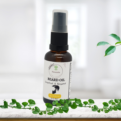 Citrus Beard Oil, Grapefruit & Bergamot