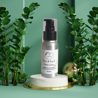 Cocktail Hand Cream With Chamomile & Calendula Extract