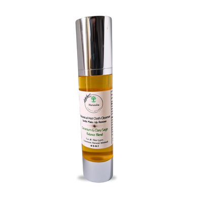 Botanical Hot Cloth Cleanser — Gentle Make-Up Remover | Geranium & Clary Sage (Balance Blend)