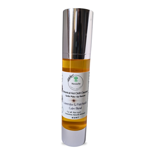 Botanical Hot Cloth Cleanser — Gentle Make-Up Remover | Lavender & Patchouli (Calm Blend)