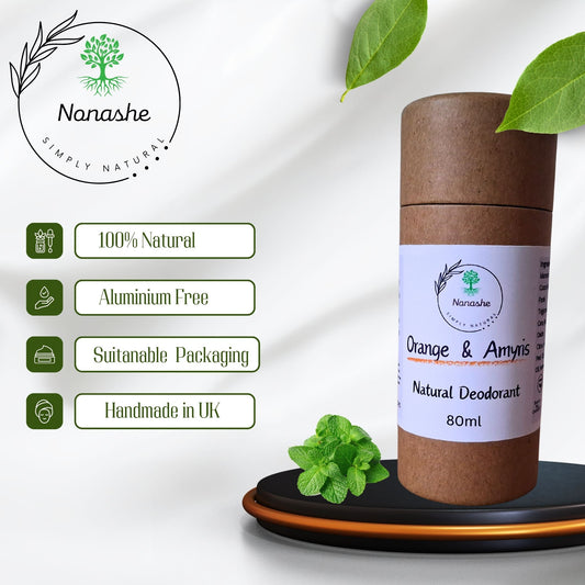 Orange & Amyris Natural Deodorant