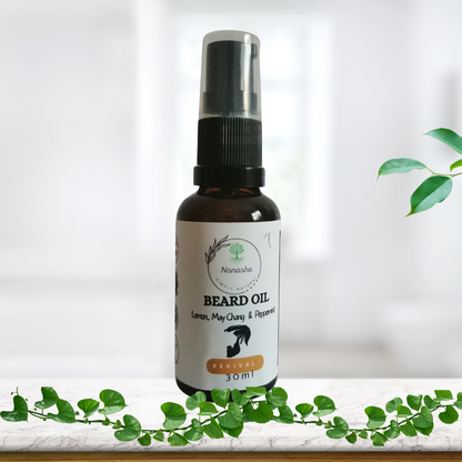 Revival Beard Oil , Lemon, May Chang + Peppermint