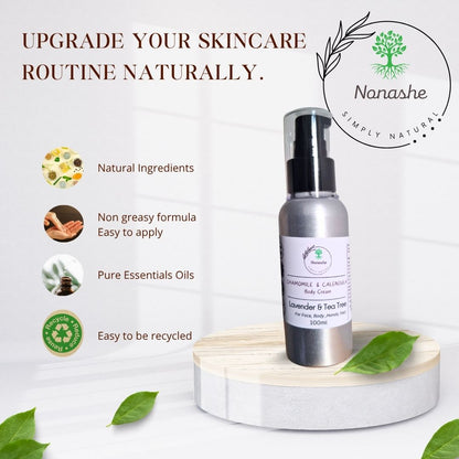 Chamomile & Calendula Lavender + Tea Tree Body Cream