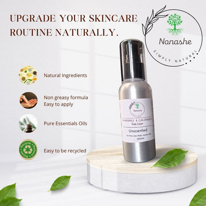Chamomile & Calendula Unscented Body Cream